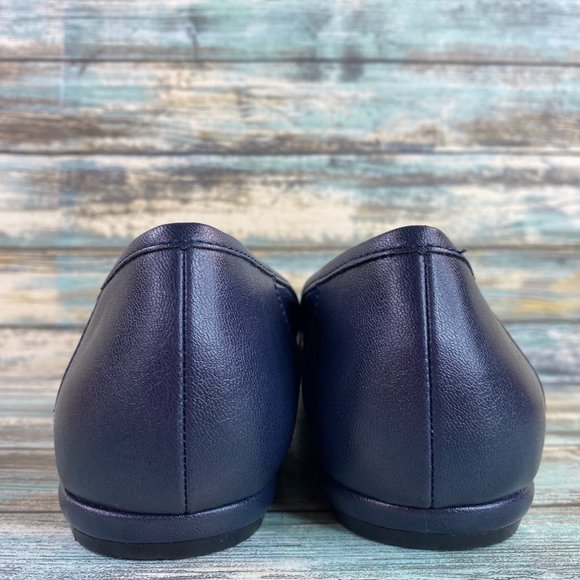 Lifestride Beverly Blue Loafer Shoe Size 8.5N Arch Support Formal Work Office - Picture 5 of 11